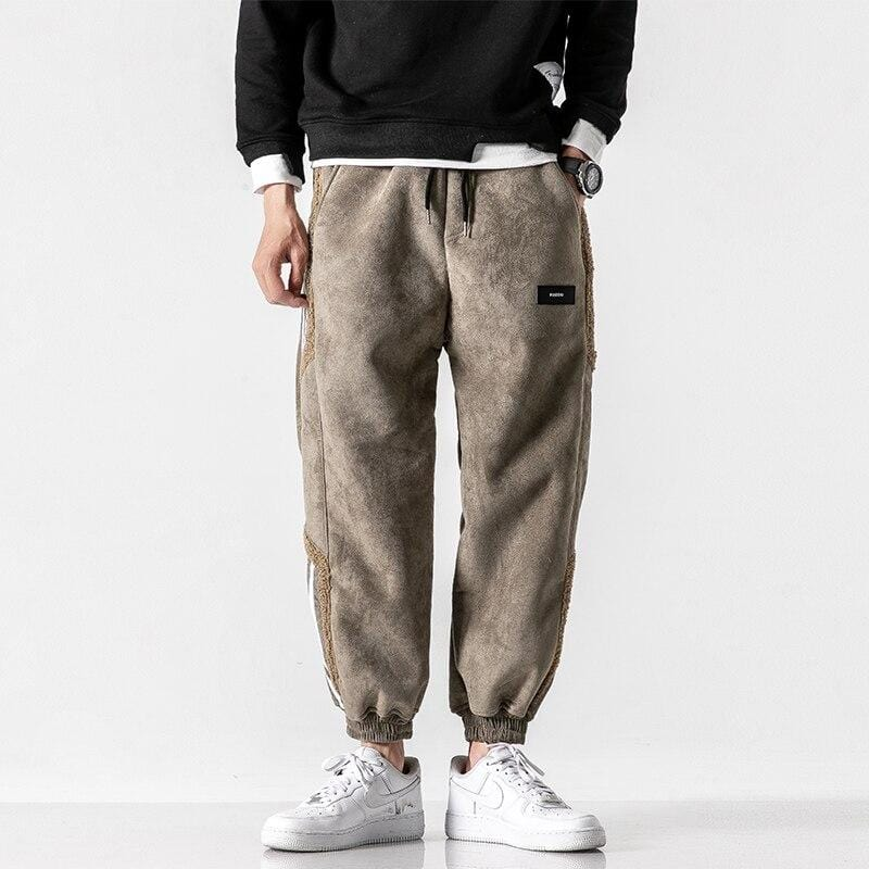 Herren Jogginghose Zweierpack mit Streifen und Taschen-Luzern Mode