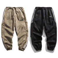 Herren Jogginghose Zweierpack mit Streifen und Taschen-Luzern Mode
