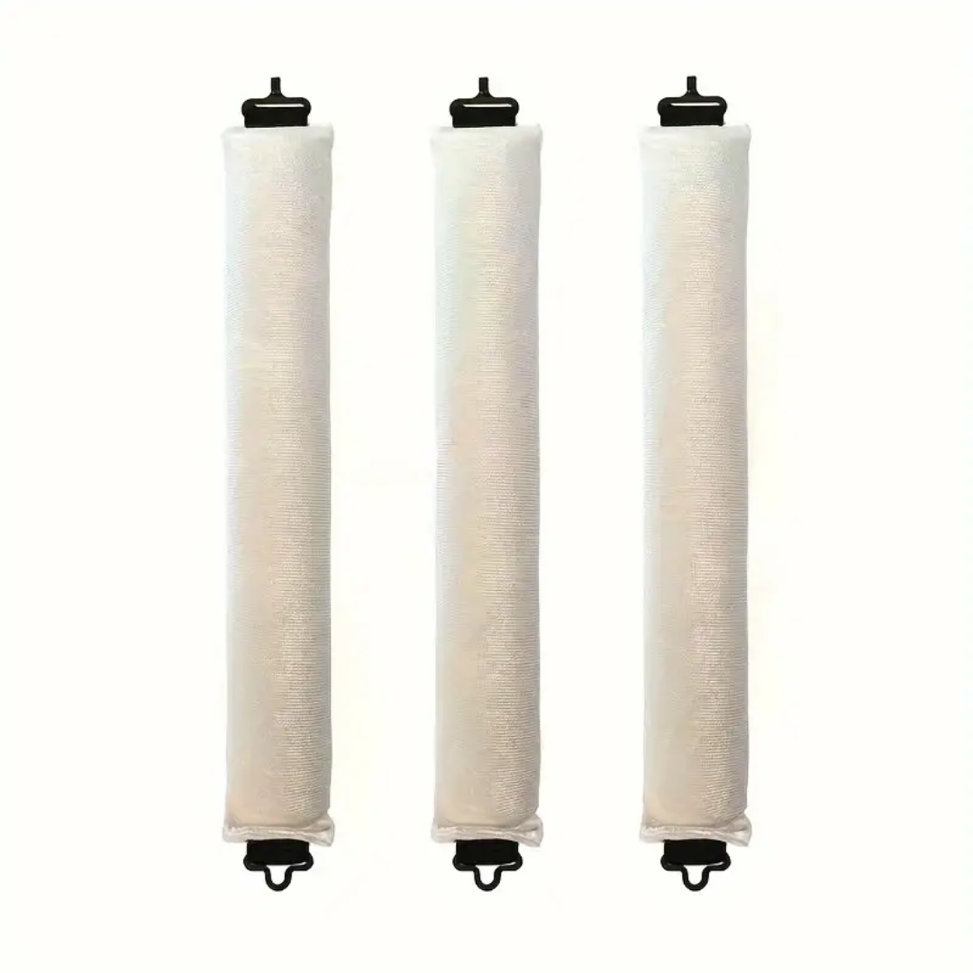 Lockenwickler Flexi-Rods für Volumen und Styling-Beige-3 Stück-Luzern Mode
