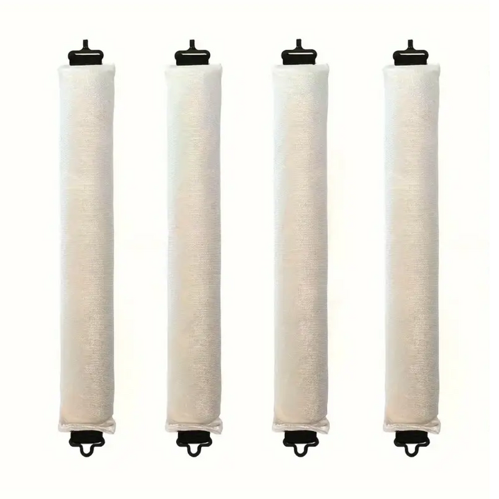 Lockenwickler Flexi-Rods für Volumen und Styling-Beige-: 4 Stück-Luzern Mode