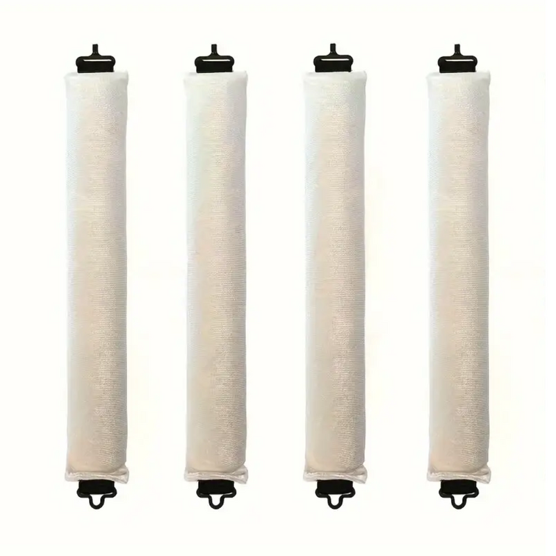 Lockenwickler Flexi-Rods für Volumen und Styling-Beige-: 4 Stück-Luzern Mode