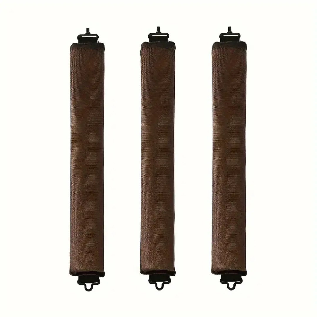 Lockenwickler Flexi-Rods für Volumen und Styling-Braun-3 Stück-Luzern Mode