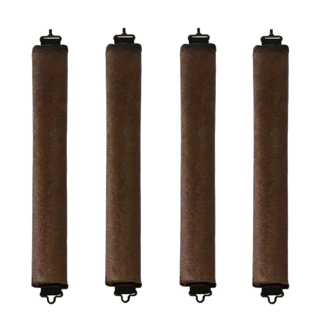 Lockenwickler Flexi-Rods für Volumen und Styling-Braun-: 4 Stück-Luzern Mode