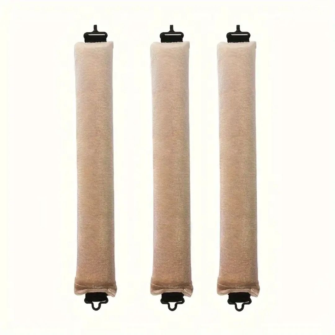 Lockenwickler Flexi-Rods für Volumen und Styling-Khaki-3 Stück-Luzern Mode