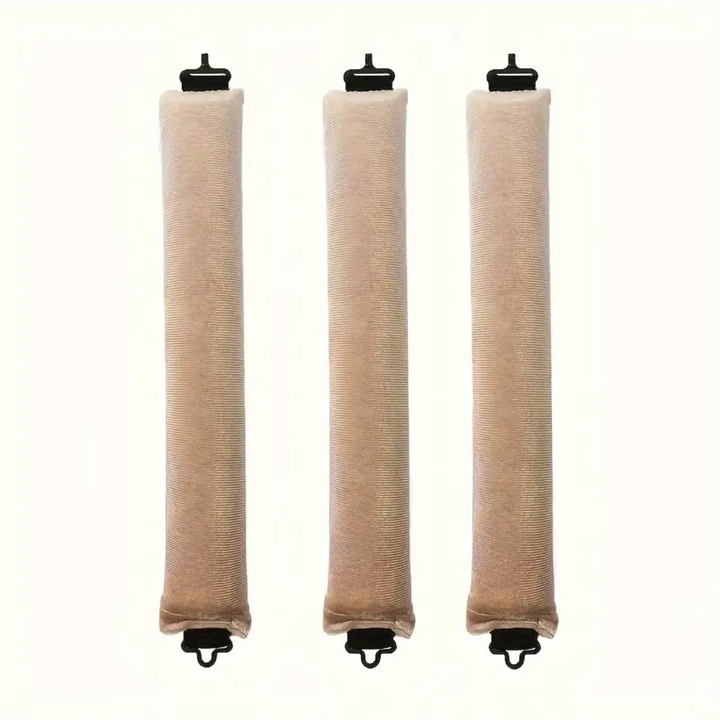 Lockenwickler Flexi-Rods für Volumen und Styling-Khaki-3 Stück-Luzern Mode