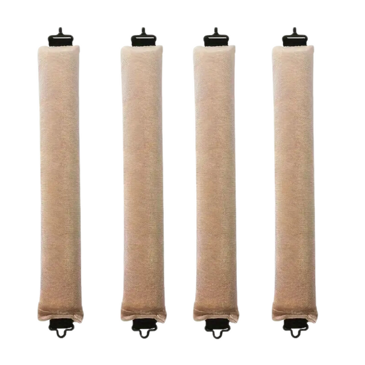 Lockenwickler Flexi-Rods für Volumen und Styling-Khaki-: 4 Stück-Luzern Mode