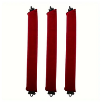 Lockenwickler Flexi-Rods für Volumen und Styling-Rot-3 Stück-Luzern Mode