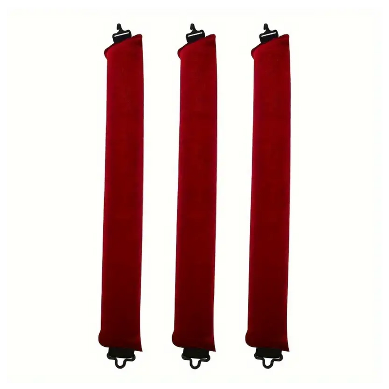 Lockenwickler Flexi-Rods für Volumen und Styling-Rot-3 Stück-Luzern Mode