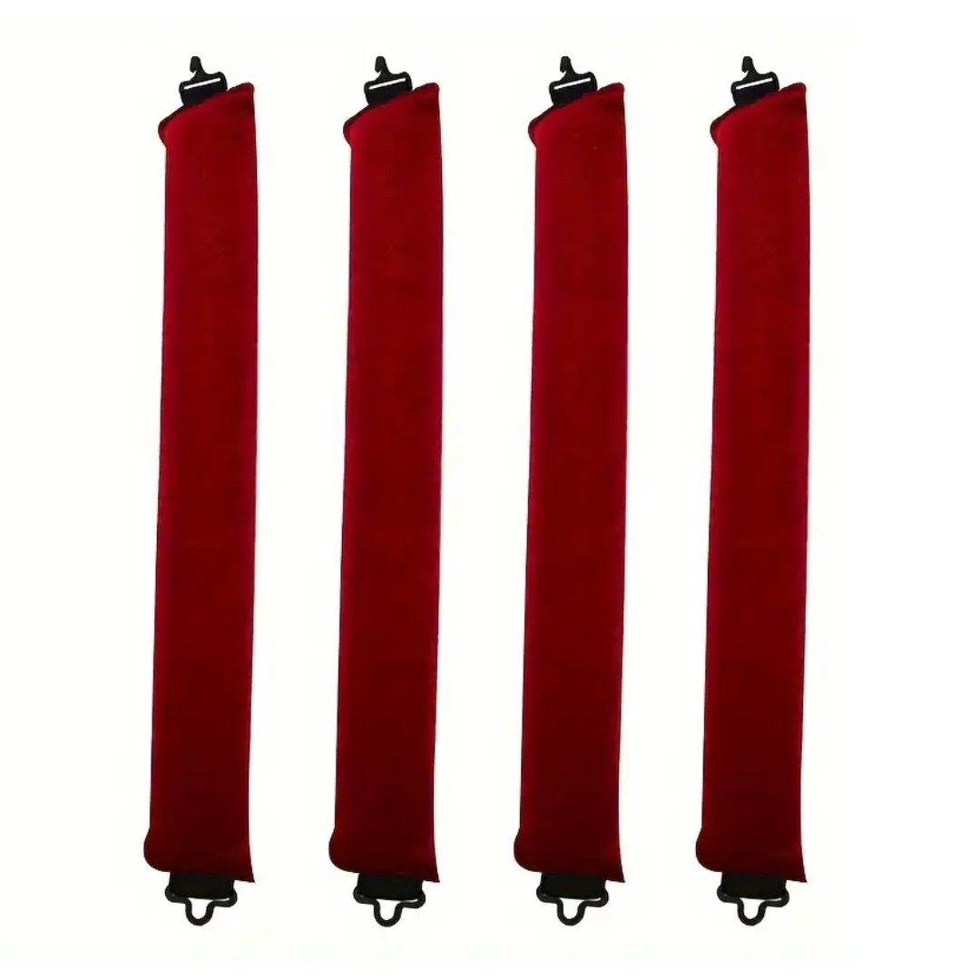 Lockenwickler Flexi-Rods für Volumen und Styling-Rot-: 4 Stück-Luzern Mode
