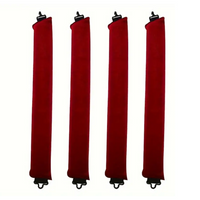 Lockenwickler Flexi-Rods für Volumen und Styling-Rot-: 4 Stück-Luzern Mode