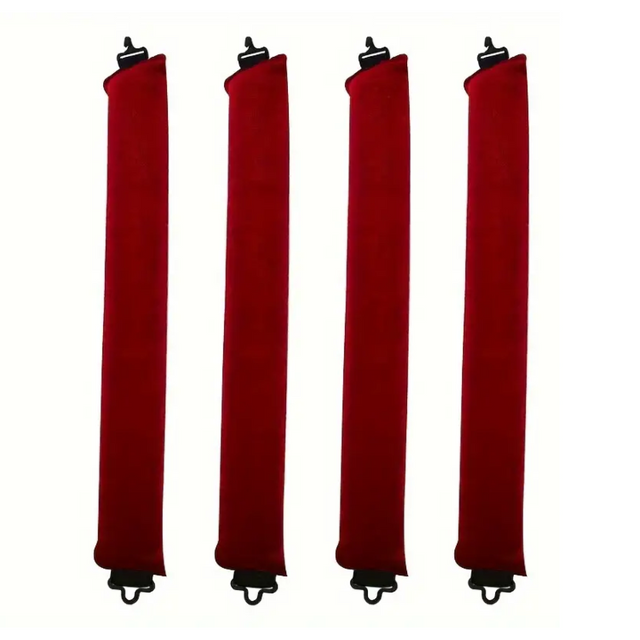Lockenwickler Flexi-Rods für Volumen und Styling-Rot-: 4 Stück-Luzern Mode