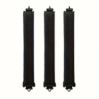 Lockenwickler Flexi-Rods für Volumen und Styling-Schwarz-3 Stück-Luzern Mode