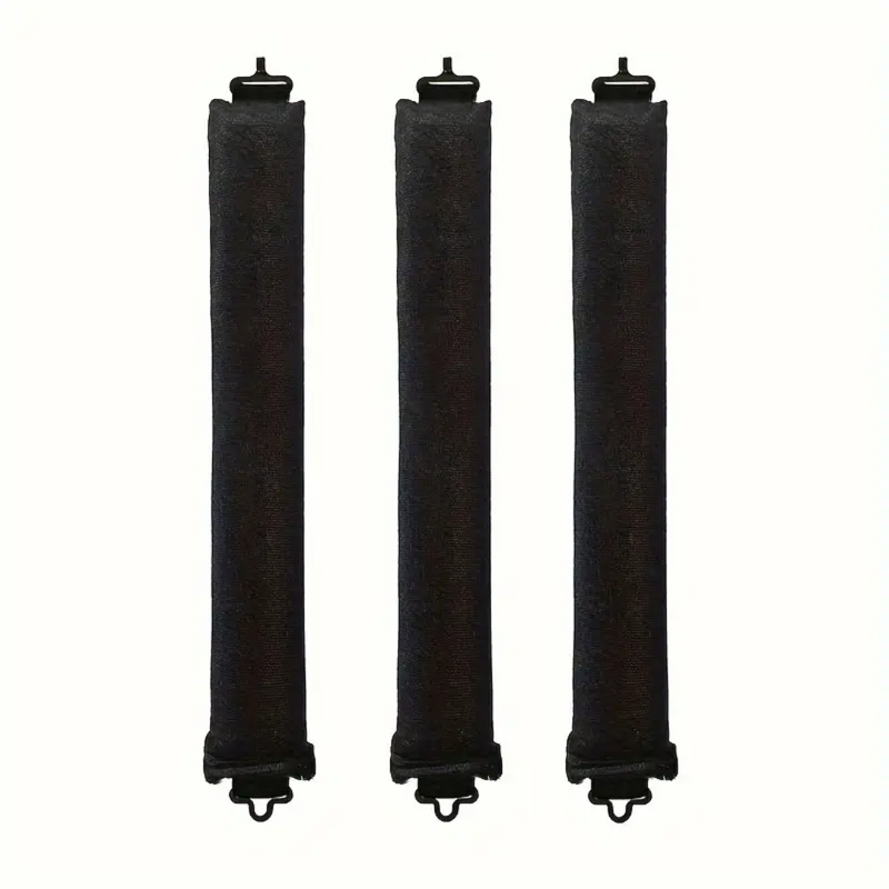 Lockenwickler Flexi-Rods für Volumen und Styling-Schwarz-3 Stück-Luzern Mode