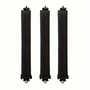 Lockenwickler Flexi-Rods für Volumen und Styling-Schwarz-3 Stück-Luzern Mode