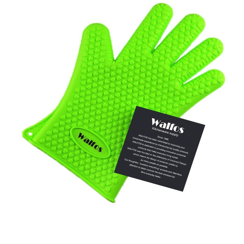 Hitzeresistente Handschuhe | Vielseitig | Langlebig | Rutschfest | Wasserdicht-Grün-Luzern Mode