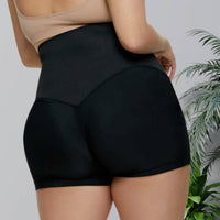 Damen Sauna Sweat Shorts - Hohe Taille, Figurformend-Luzern Mode