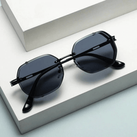 UV400 Sonnenbrille Herren | Edler Stahlrahmen Sommer | Stilvolles Accessoire-Luzern Mode