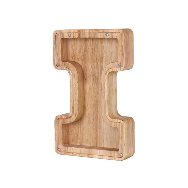 Buchstaben Sparschwein | Holz Nachhaltig Stilvoll Persönlich Geschenk Sichtbar-I-Luzern Mode