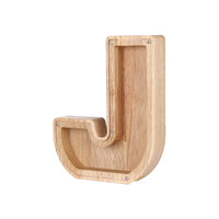 Buchstaben Sparschwein | Holz Nachhaltig Stilvoll Persönlich Geschenk Sichtbar-J-Luzern Mode