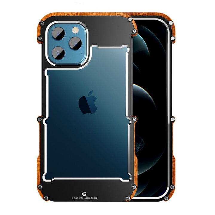 iPhone Hülle | Holz Stabil Langlebig Stilvoll Robust Einzigartig Passgenau-Luzern Mode