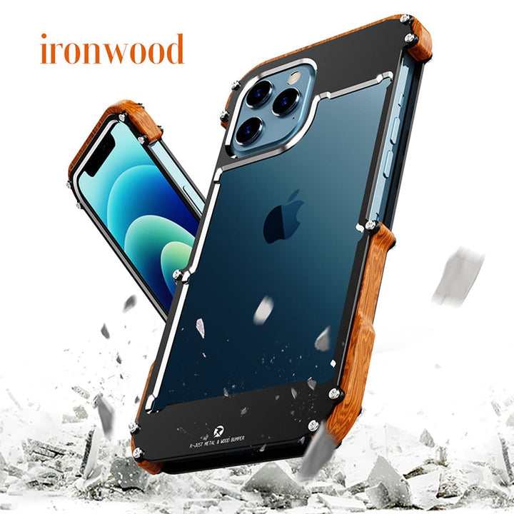 iPhone Hülle | Holz Stabil Langlebig Stilvoll Robust Einzigartig Passgenau-Luzern Mode