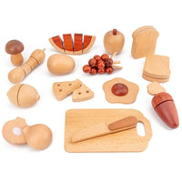 Küchen-Spielzeugset | Kreativ | Fantasie | Holz | Nachhaltig | Sicher-Luzern Mode