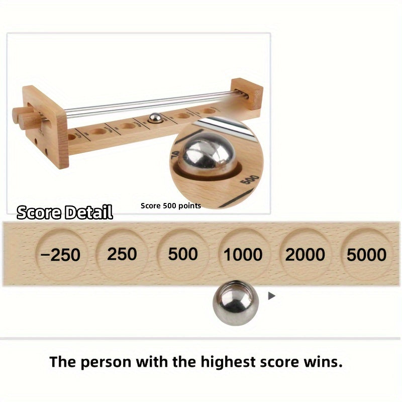 Geschicklichkeitsspiel | Holz Ball Timing Raum Nachhaltig Lehrreich Familie-Luzern Mode