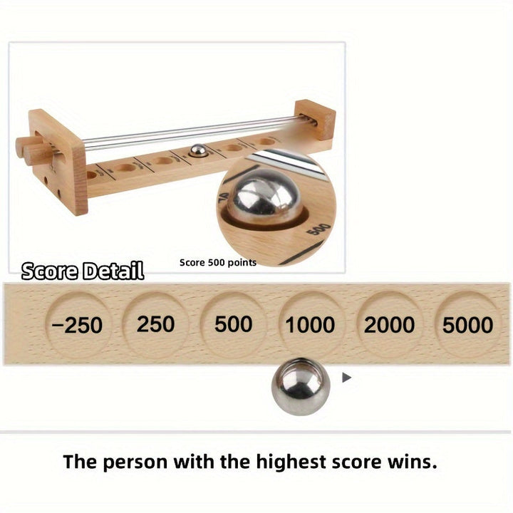 Geschicklichkeitsspiel | Holz Ball Timing Raum Nachhaltig Lehrreich Familie-Luzern Mode