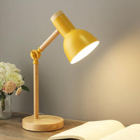 Tischlampe | Holz Skandinavisch Stilvoll Kompakt Vielseitig Atmosphärisch-Gelb-Luzern Mode