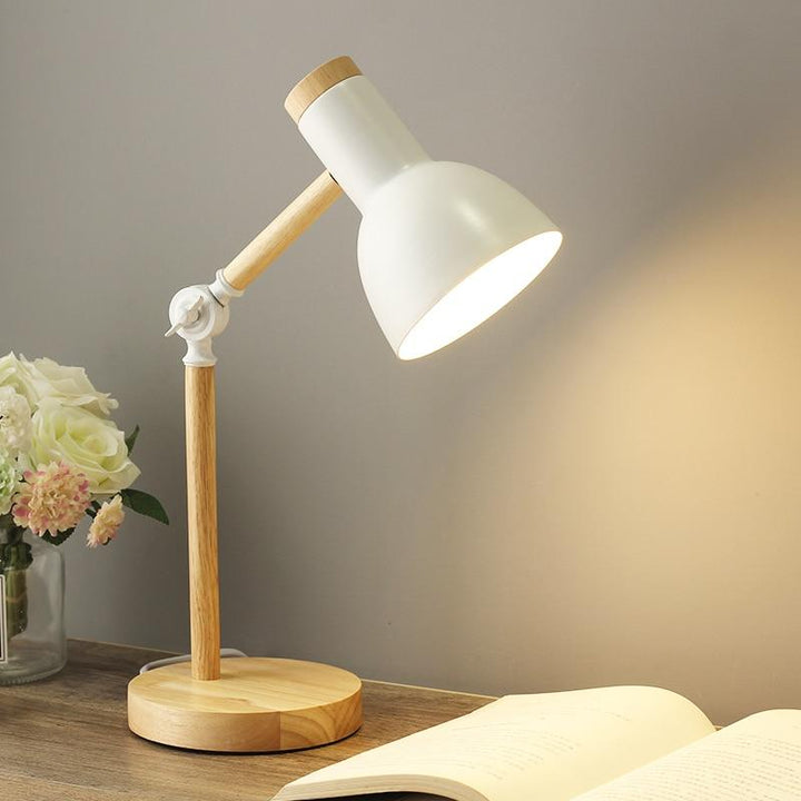 Tischlampe | Holz Skandinavisch Stilvoll Kompakt Vielseitig Atmosphärisch-Weiß-Luzern Mode