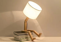 Tischlampe mit Bücherhalter | Holz Vielseitig Langlebig Stilvoll Sparsam-Luzern Mode