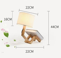 Tischlampe mit Bücherhalter | Holz Vielseitig Langlebig Stilvoll Sparsam-Luzern Mode