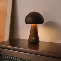 Pilz Nachtlicht | LED Nachhaltig Wiederaufladbar Holz Vielseitig-Luzern Mode