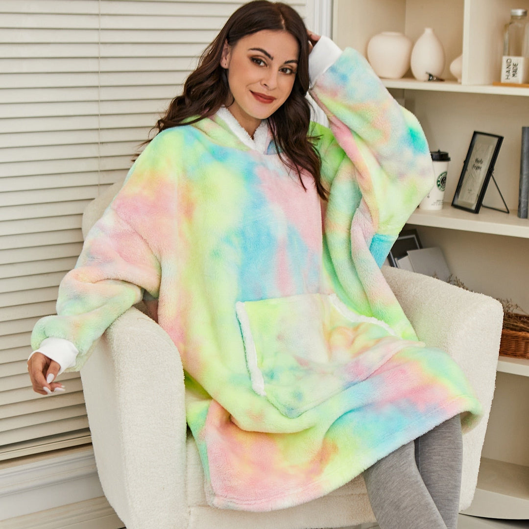 Hoodie & Decke | Herrliche Kombination aus einem weichen Hoodie und einer gemütlichen Decke in einem!-Luzern Mode