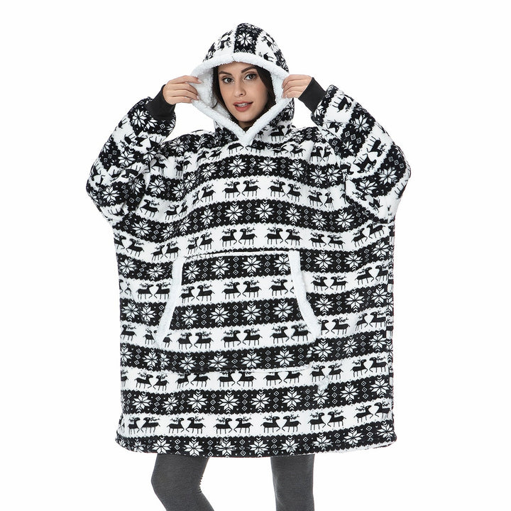 Hoodie & Decke | Herrliche Kombination aus einem weichen Hoodie und einer gemütlichen Decke in einem!-Luzern Mode
