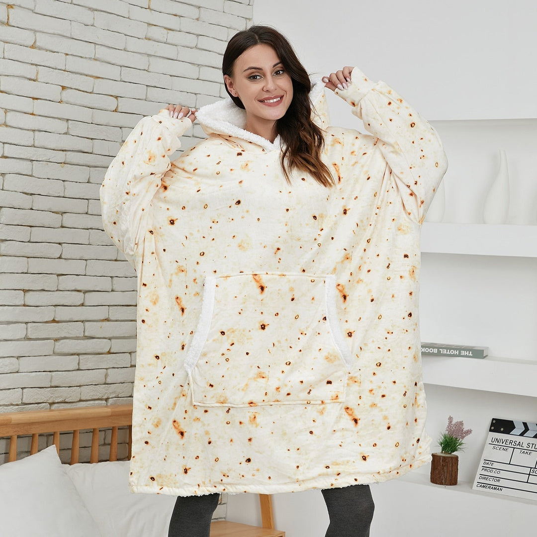 Hoodie & Decke | Herrliche Kombination aus einem weichen Hoodie und einer gemütlichen Decke in einem!-Pfannkuchen-Luzern Mode