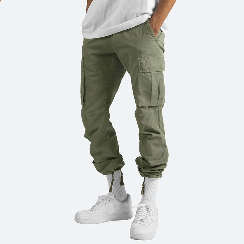 Herren Cargo Hose mit Taschen - Bequeme Freizeithose-Luzern Mode