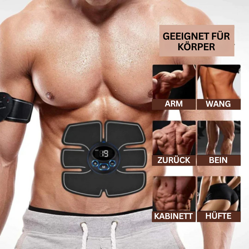 EMS Muskelstimulator Set für Bauch, Arme und Beine Fitness-Luzern Mode