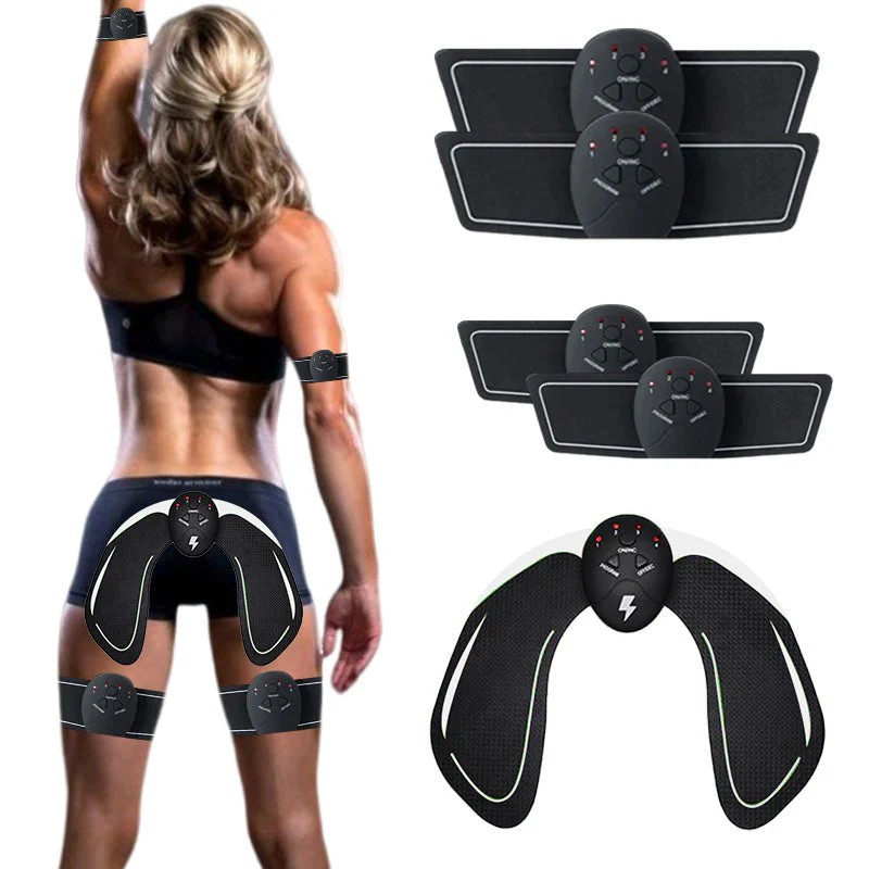 EMS Muskelstimulator Set für Bauch, Arme und Beine Fitness-Luzern Mode