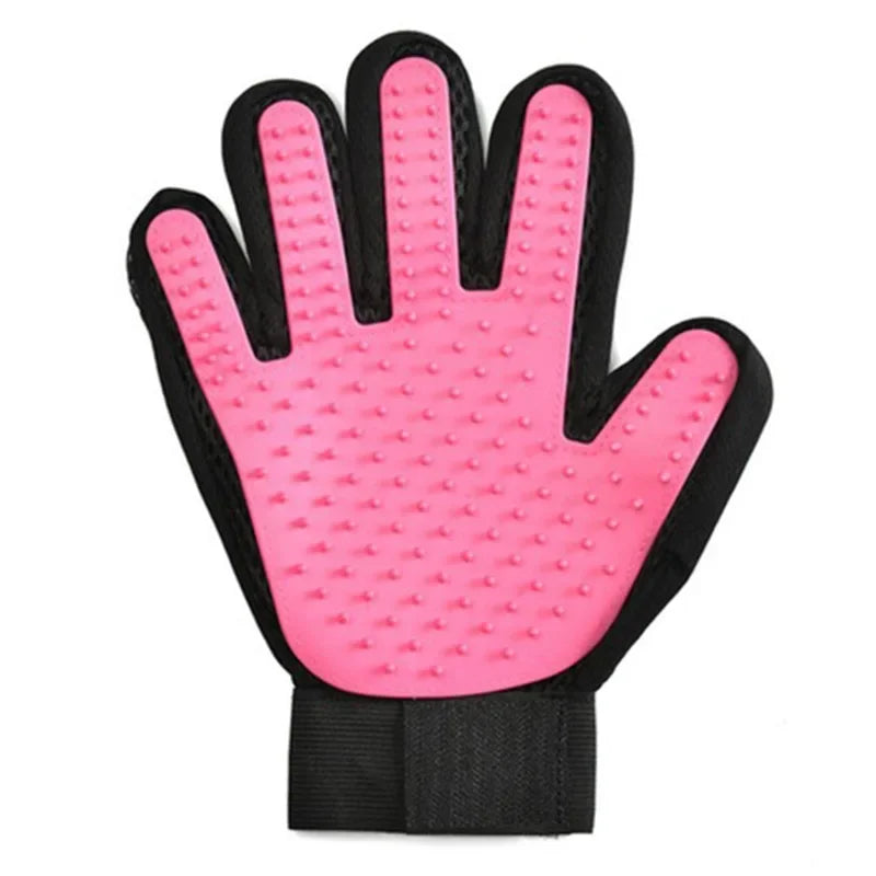 Huisdier Pflegehandschuh | Silikon Ergonomisch Weich Komfort-Rosa-Luzern Mode