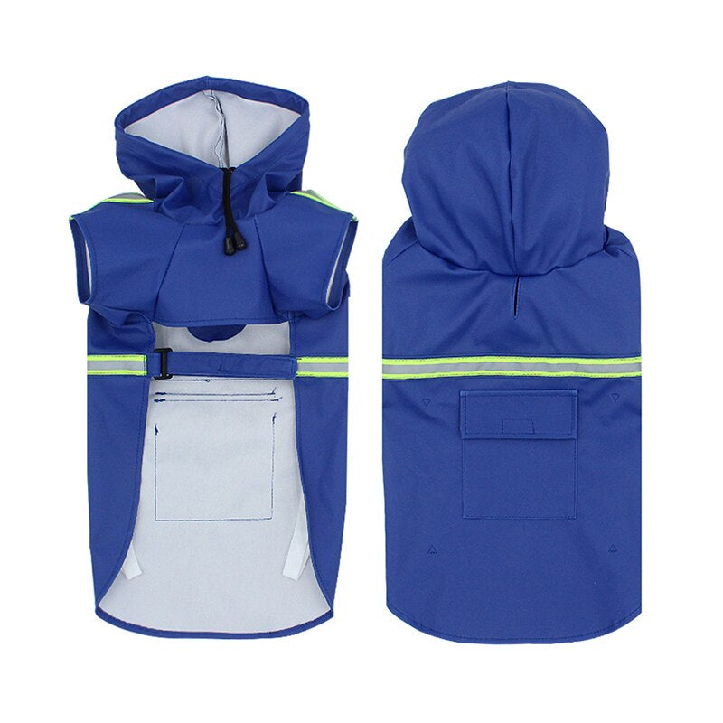 Hunde-Regenjacke | Wasserdicht | Atmungsaktiv | Komfortabel | Nachhaltig | Klettverschluss-Luzern Mode