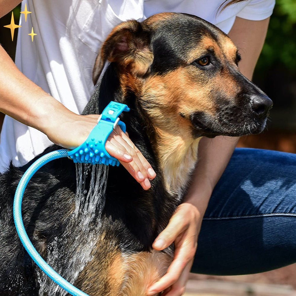 Hundewaschhandschuh | Silikon | Strapazierfähig | Weich | Vielseitig | Gartenschlauch-Luzern Mode