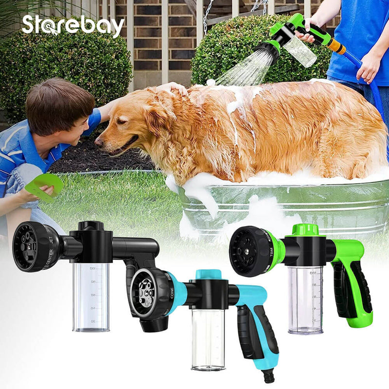 Hundeduschspray | Vielseitig | Wassersparend | Strapazierfähig | Komfort-Blau-Luzern Mode