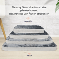 Hundekissen | Memory Foam Bequem Waschbar Stylisch Ergonomisch-S: 60x40x7.5cm-Luzern Mode