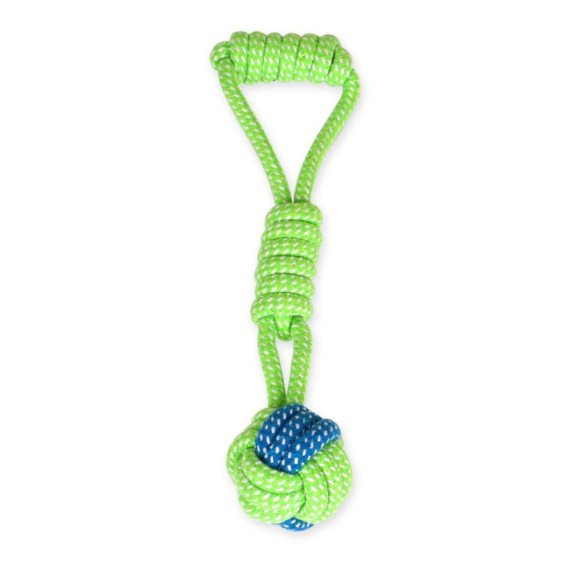 Hundespielzeug | Seil Ziehen Zahnpflege Langlebig Interaktiv-Ball mit Sicherungsring 32 cm-Luzern Mode