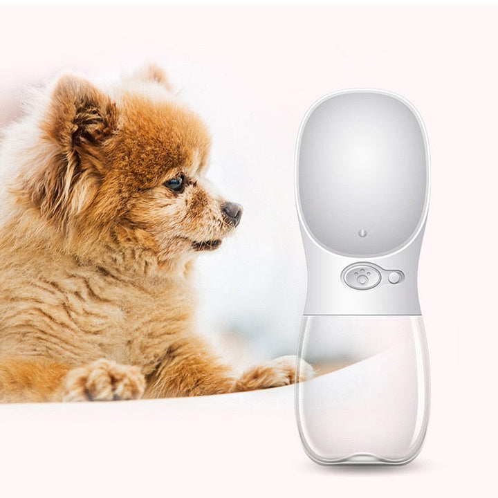 Hundetrinkflasche | Praktisch | Auslaufsicher | Schlank | Unterwegs mit Trinkschale | Kompakt-Luzern Mode