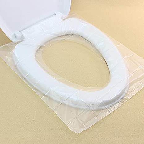 Einweg-Toilettensitz | Hygienisch | Universelle Größe | Tragbar-100 Stück (50 + 50 GRATIS)-Luzern Mode
