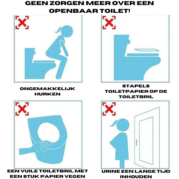 Einweg-Toilettensitz | Hygienisch | Universelle Größe | Tragbar-Luzern Mode