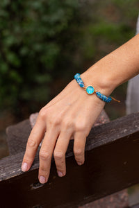 Opal Armband | Blau | Verstellbar | Stilvoll | Einzigartig | Energie | Inspiration-Luzern Mode