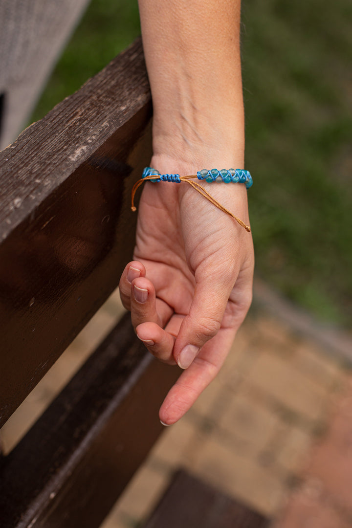 Opal Armband | Blau | Verstellbar | Stilvoll | Einzigartig | Energie | Inspiration-Luzern Mode